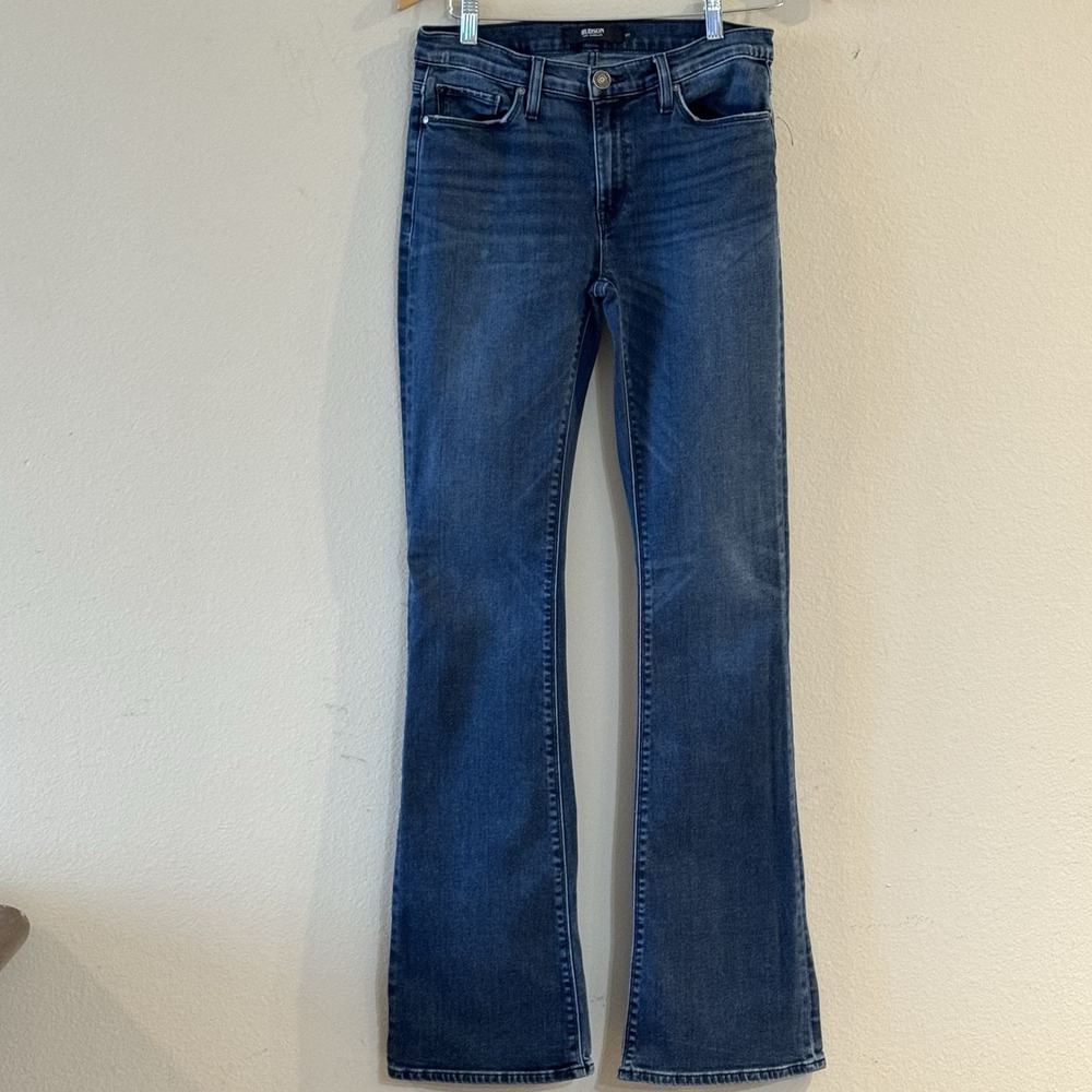 Hudson Nico Bootcut Jeans 27 Mid Rise Stretch Denim Dark Wash